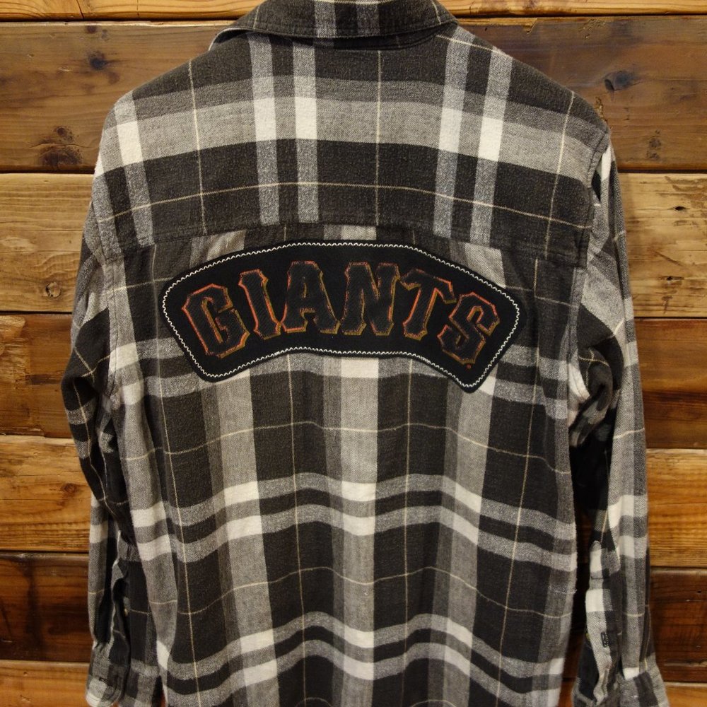 San Francisco Giants One-of-a-Kind Vintage Ruff Hewn Custom MadAndie Flannel